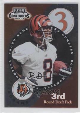 2000 Playoff Contenders - Round Numbers Autographs #RN9 - Laveranues Coles, Ron Dugans
