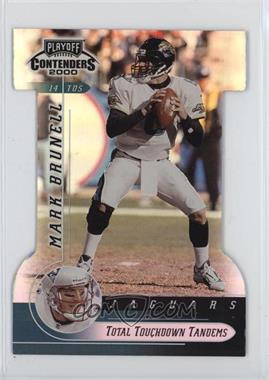 2000 Playoff Contenders - Total Touchdown Tandems #TD8 - Mark Brunell, Drew Bledsoe /33