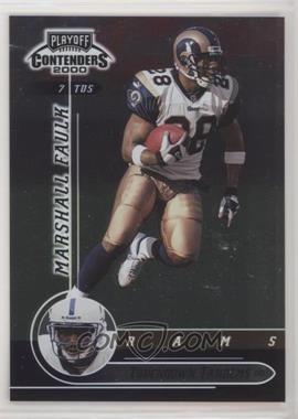 2000 Playoff Contenders - Touchdown Tandems #TD3 - Marshall Faulk, Edgerrin James [EX to NM]
