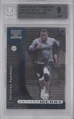2000 Playoff Momentum - [Base] #11 - Natrone Means [BGS 9 MINT]