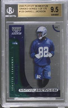 2000 Playoff Momentum - [Base] #129 - Darrell Jackson /750 [BGS 9.5 GEM MINT]