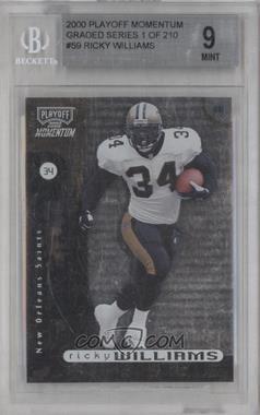 2000 Playoff Momentum - [Base] #59 - Ricky Williams [BGS 9 MINT]