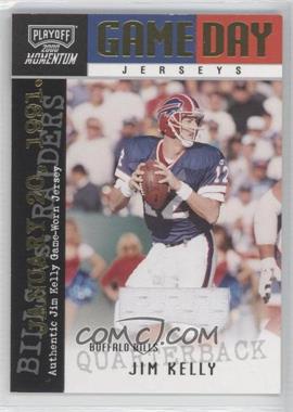 2000 Playoff Momentum - Game Day - Jerseys #GDS 17 - Jim Kelly /75