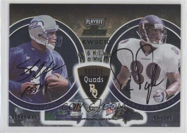 2000 Playoff Momentum - Rookie Quads - Signing Bonus #WATL - Dez White, Shaun Alexander, Travis Taylor, Jamal Lewis