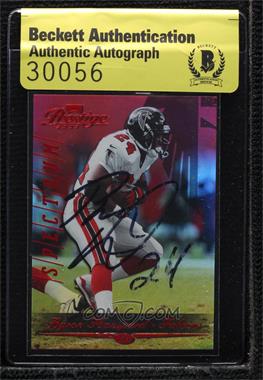 2000 Playoff Prestige - [Base] - Red Spectrum #11 - Byron Hanspard /100 [BAS Beckett Auth Sticker]