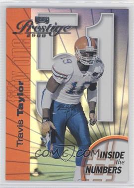 2000 Playoff Prestige - Inside the Numbers #IN51 - Travis Taylor