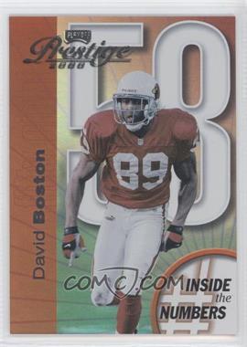 2000 Playoff Prestige - Inside the Numbers #IN58 - David Boston