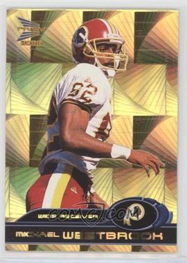 2000 Prism Prospects - [Base] - Holographic Gold #100 - Michael Westbrook /50 [EX to NM]