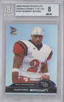 DeMario Brown [BGS 8 NM‑MT] #/1,000