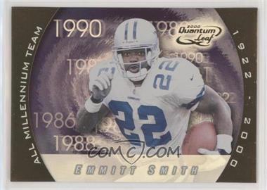 2000 Quantum Leaf - All Millennium Team #AMT-ES - Emmitt Smith /1000