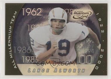 2000 Quantum Leaf - All Millennium Team #AMT-LA - Lance Alworth /1000