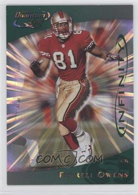 2000 Quantum Leaf - [Base] - Infinity Green #243 - Terrell Owens /50