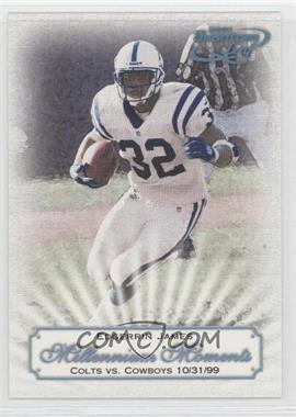 2000 Quantum Leaf - Millennium Moments #MM 11 - Edgerrin James /1000