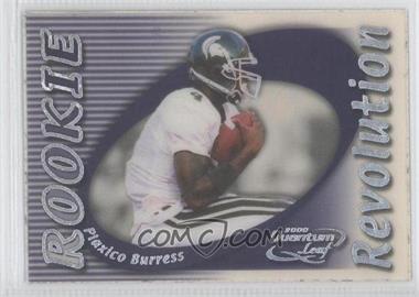 2000 Quantum Leaf - Rookie Revolution #RR-16 - Plaxico Burress /5000