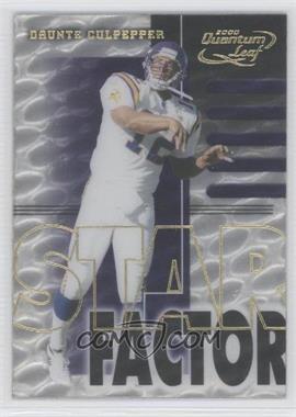 2000 Quantum Leaf - Star Factor #SF 23 - Daunte Culpepper /2500