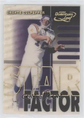 2000 Quantum Leaf - Star Factor #SF 23 - Daunte Culpepper /2500