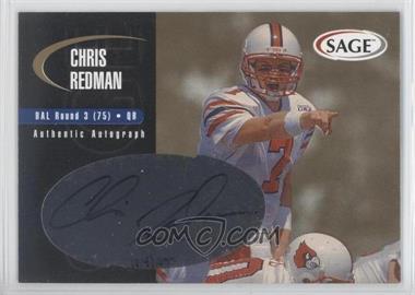 2000 SAGE - Autographs - Gold #A38 - Chris Redman /200