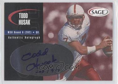 2000 SAGE - Autographs - Red #A21 - Todd Husak /999
