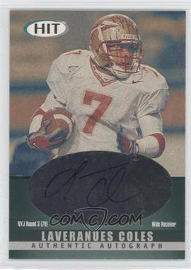 2000 SAGE Hit - Autographs - Diamond #A14 - Laveranues Coles