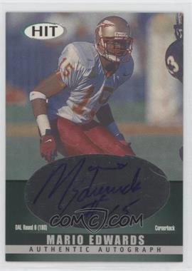 2000 SAGE Hit - Autographs - Diamond #A15 - Mario Edwards