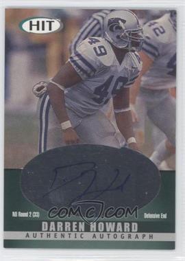 2000 SAGE Hit - Autographs - Diamond #A49 - Darren Howard