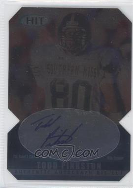 2000 SAGE Hit - Autographs - Emerald Die-Cut #A40 - Todd Pinkston