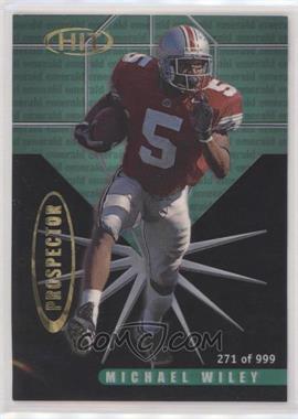 2000 SAGE Hit - Prospectors - Emerald #P20 - Michael Wiley /999