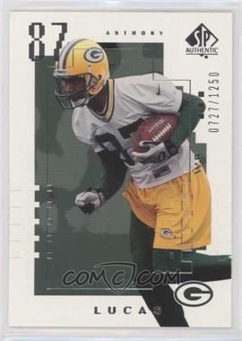 2000 SP Authentic - [Base] #91 - Anthony Lucas /1250