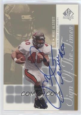 2000 SP Authentic - Sign of the Times #FB - Mike Alstott