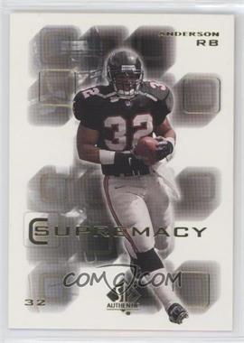 2000 SP Authentic - Supremacy #S3 - Jamal Anderson