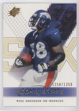 2000 SPx - [Base] #115 - Mike Anderson /1350