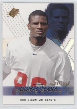 2000 SPx - [Base] #121 - Ron Dixon /1350