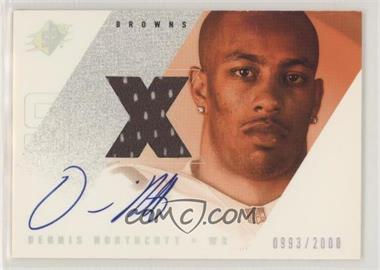 2000 SPx - [Base] #141 - Dennis Northcutt /2000