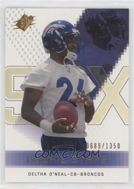 2000 SPx - [Base] #98 - Deltha O'Neal /1350