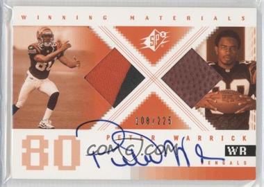 2000 SPx - Winning Materials - Signatures #AWM-PW - Peter Warrick /225