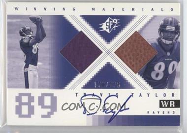 2000 SPx - Winning Materials - Signatures #AWM-TT - Travis Taylor /225