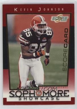 2000 Score - [Base] - Scorecard #229 - Sophomore Showcase - Kevin Johnson /2000