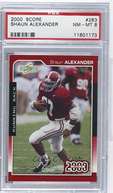 2000 Score - [Base] #283 - Shaun Alexander [PSA 8 NM‑MT]