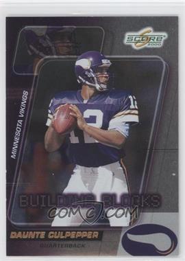 2000 Score - Building Blocks #BB11 - Daunte Culpepper