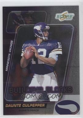 2000 Score - Building Blocks #BB11 - Daunte Culpepper