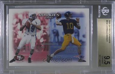 2000 Skybox Dominion - [Base] #234 - Giovanni Carmazzi, Tom Brady [BGS 9.5 GEM MINT]