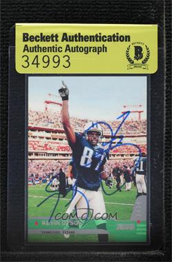 2000 Stadium Club - [Base] #131 - Kevin Dyson [BAS Authentic]