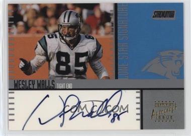 2000 Stadium Club - Lone Star Signatures #LS23 - Wesley Walls