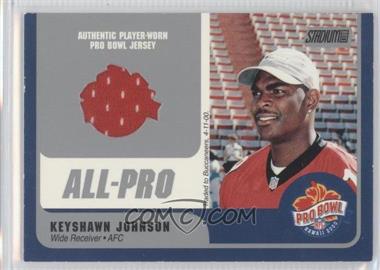 2000 Stadium Club - Pro Bowl Jerseys #KJ-WR - Keyshawn Johnson [Noted]