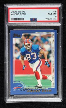 2000 Topps - [Base] #15 - Andre Reed [PSA 8 NM‑MT]