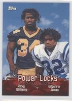 Ricky Williams, Edgerrin James