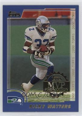 2000 Topps - MVP Promotion Sweepstakes Entry #_RIWA - Ricky Watters /100