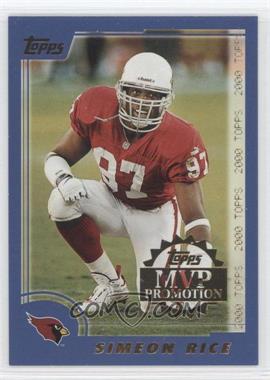 2000 Topps - MVP Promotion Sweepstakes Entry #_SIRI - Simeon Rice /100