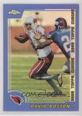 2000 Topps Chrome - [Base] - Refractor #70 - David Boston