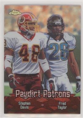 2000 Topps Chrome - Combos - Refractor #TC7 - Stephen Davis, Fred Taylor